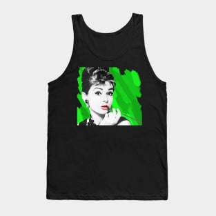 Audrey Hepburn 'Green' Tank Top